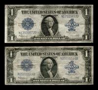 Two United States Series 1923 $1 Silver Certificates
