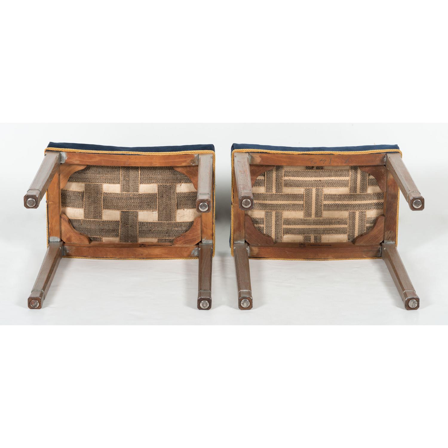 Pair of Queen Elizabeth II Coronation Stools