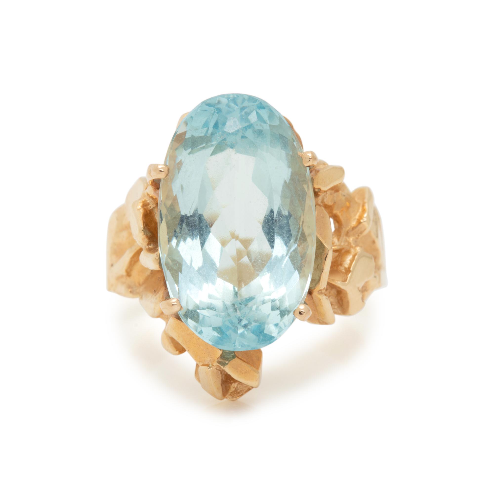 AQUAMARINE RING