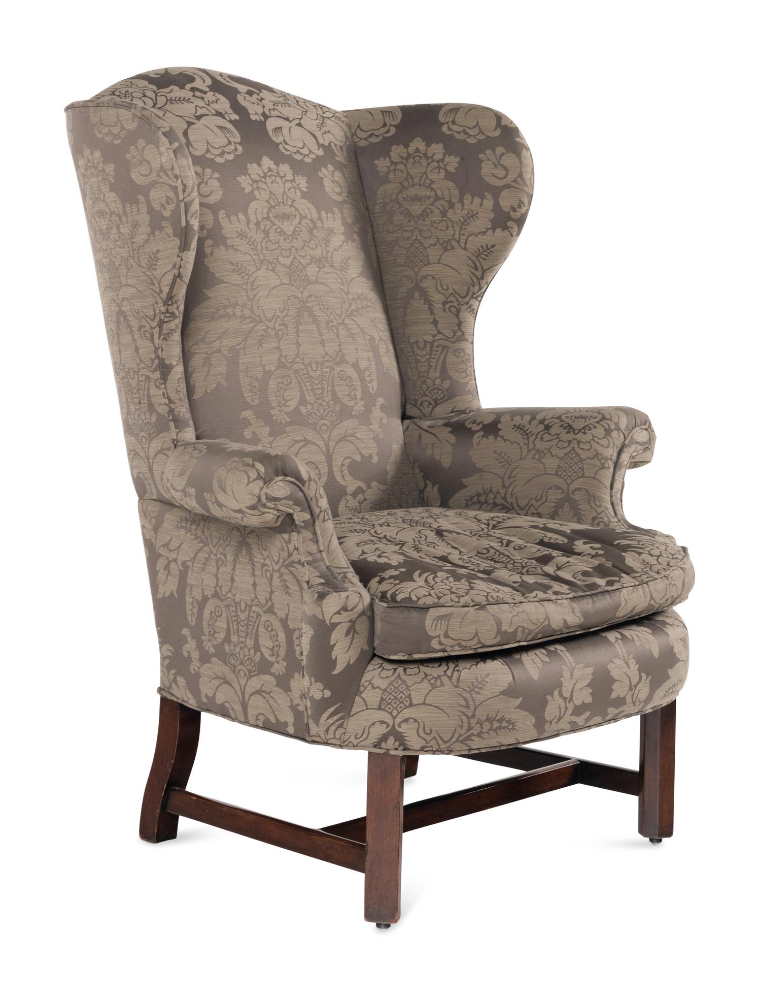 A George III Style Wingback Chair