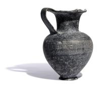 An Etruscan Bucchero Oinochoe
