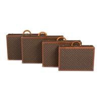 Louis Vuitton, Group of Four Hard-sided Suitcases