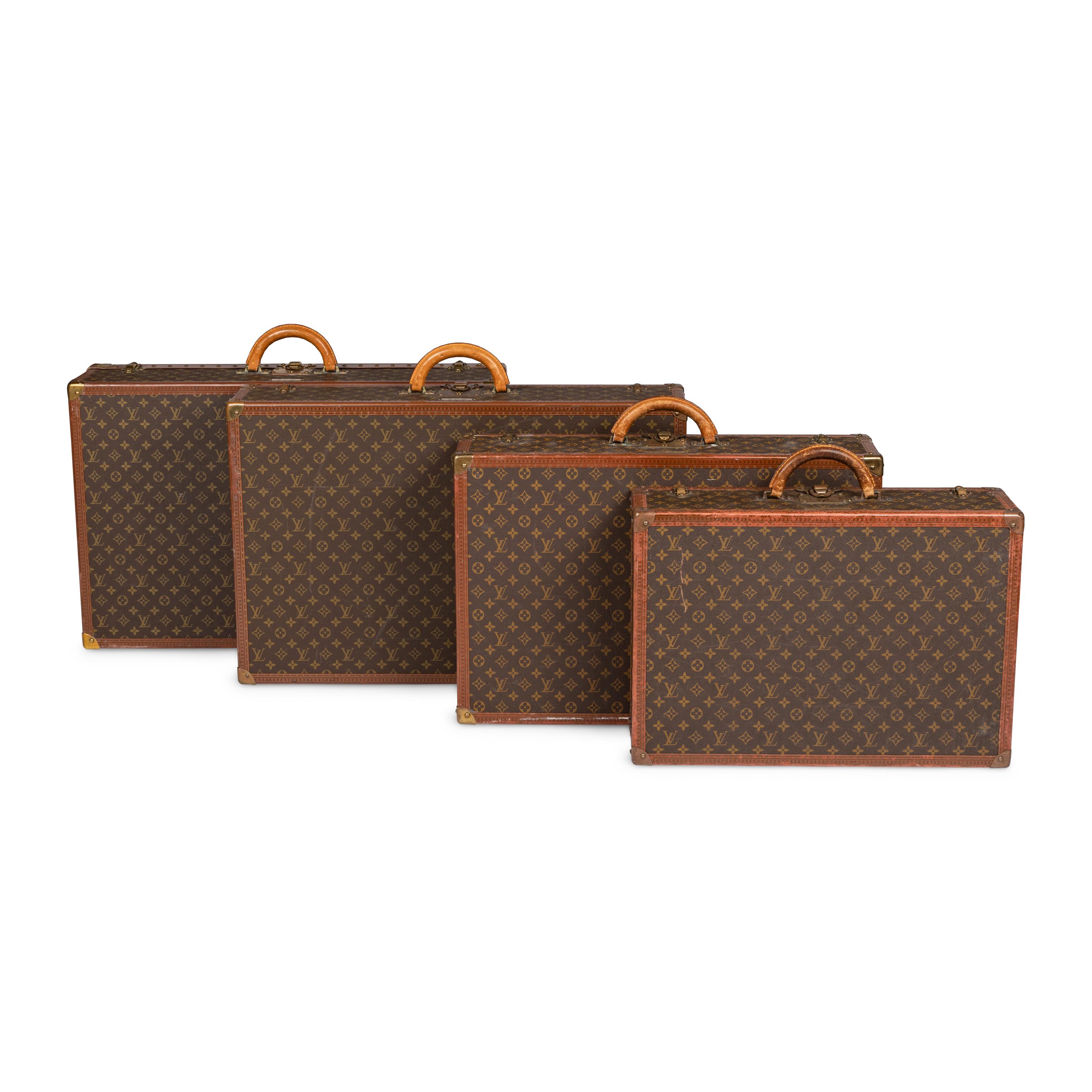 Louis Vuitton, Group of Four Hard-sided Suitcases
