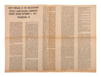 [CIVIL RIGHTS]. A group of 9 pamphlets, circulars, and flyers involving Black activists, incl. Black Panther Party members.
