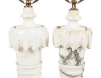 A Pair of Italian Alabaster Lamps