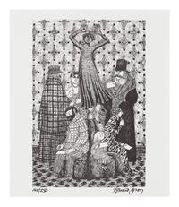 GOREY, Edward (1925-2000). The Betrayed Confidence: Seven Series of Dogear Wryde Postcard s. Orleans, MA: Parnassus Imprints, 1992.