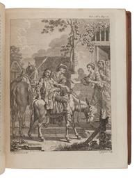 CERVANTES SAAVEDRA, Miguel de (1547-1616). [Don Quixote]. The History and Adventures of the Renowned Don Quixote. Tobias Smollett, translator. London: for A. Millar and others, 1755.