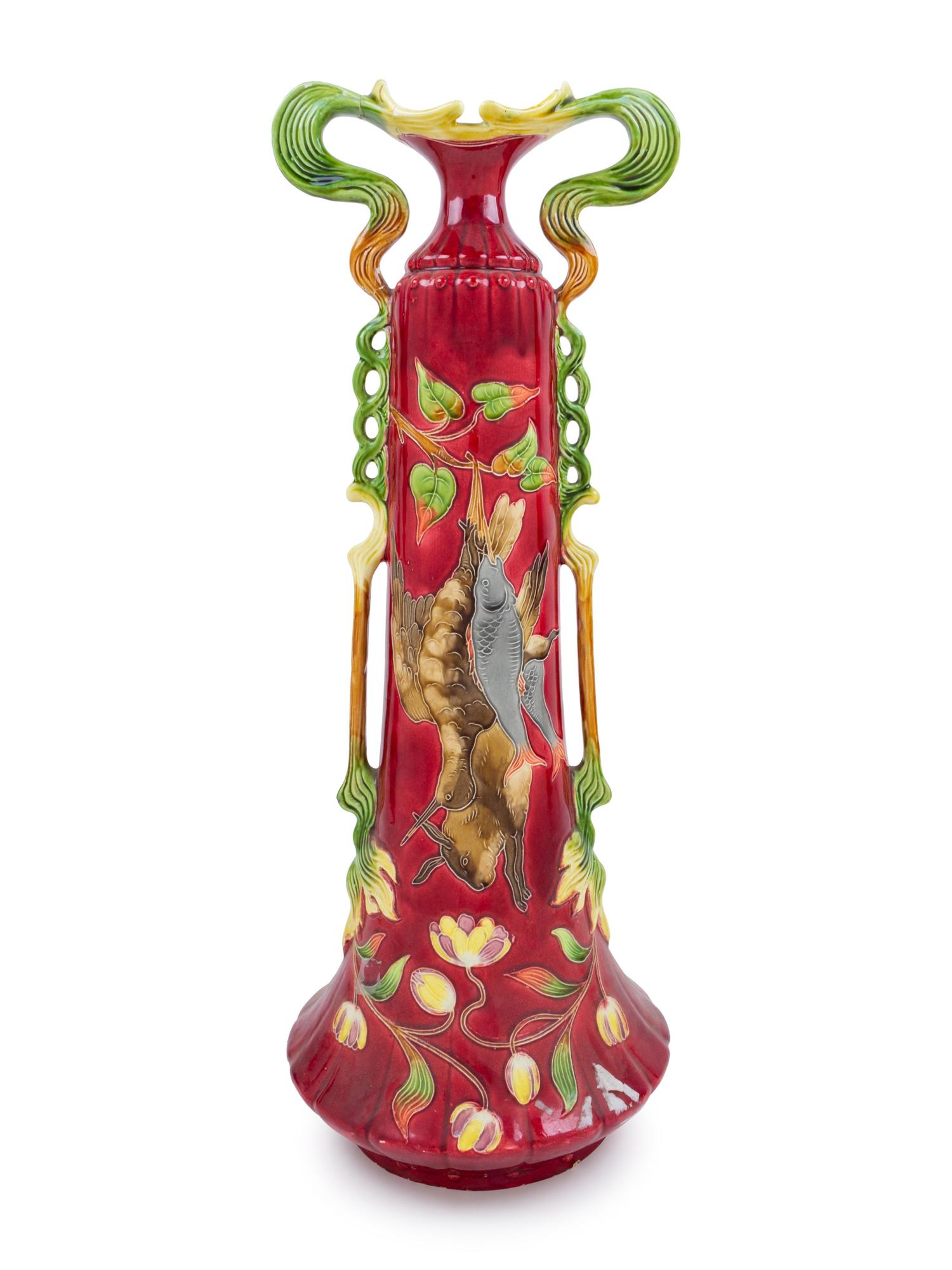 A Josef Strnact Art Nouveau Vase
