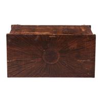An Wooster, Ohio Grain-Painted and Stencil Decorated Poplar Blanket Chest