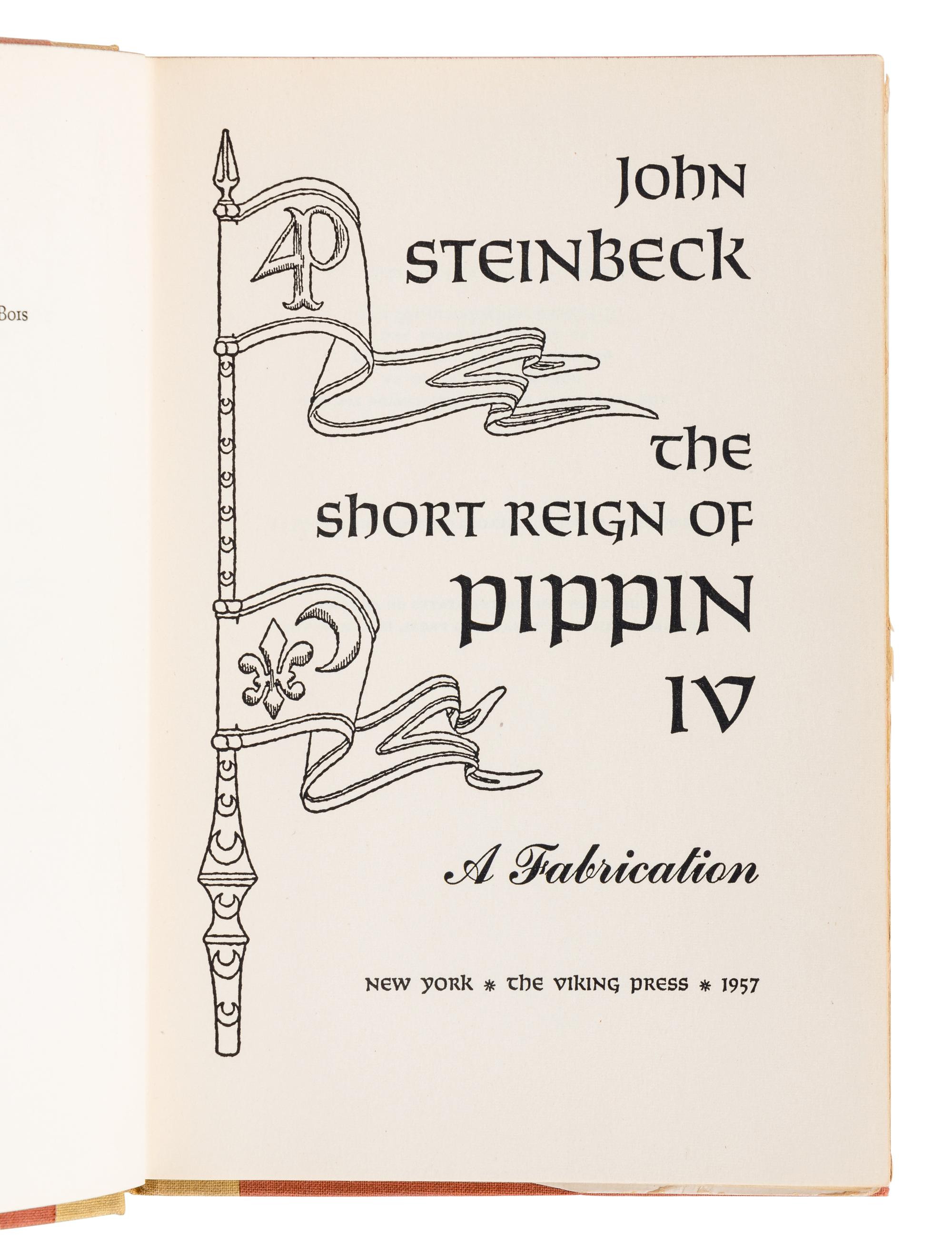STEINBECK, John (1902-1968). A group of 8 works by Steinbeck, comprising: