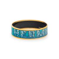 Hermès, Enameled Bangle Bracelet