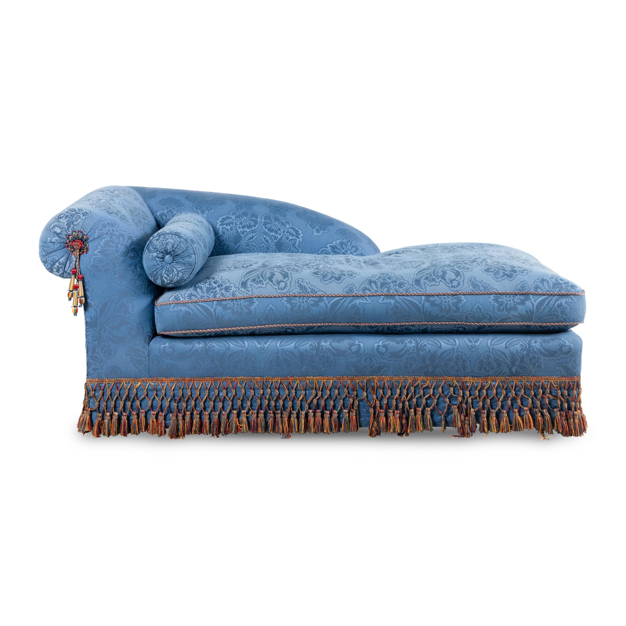 A Damask Upholstered Méridienne