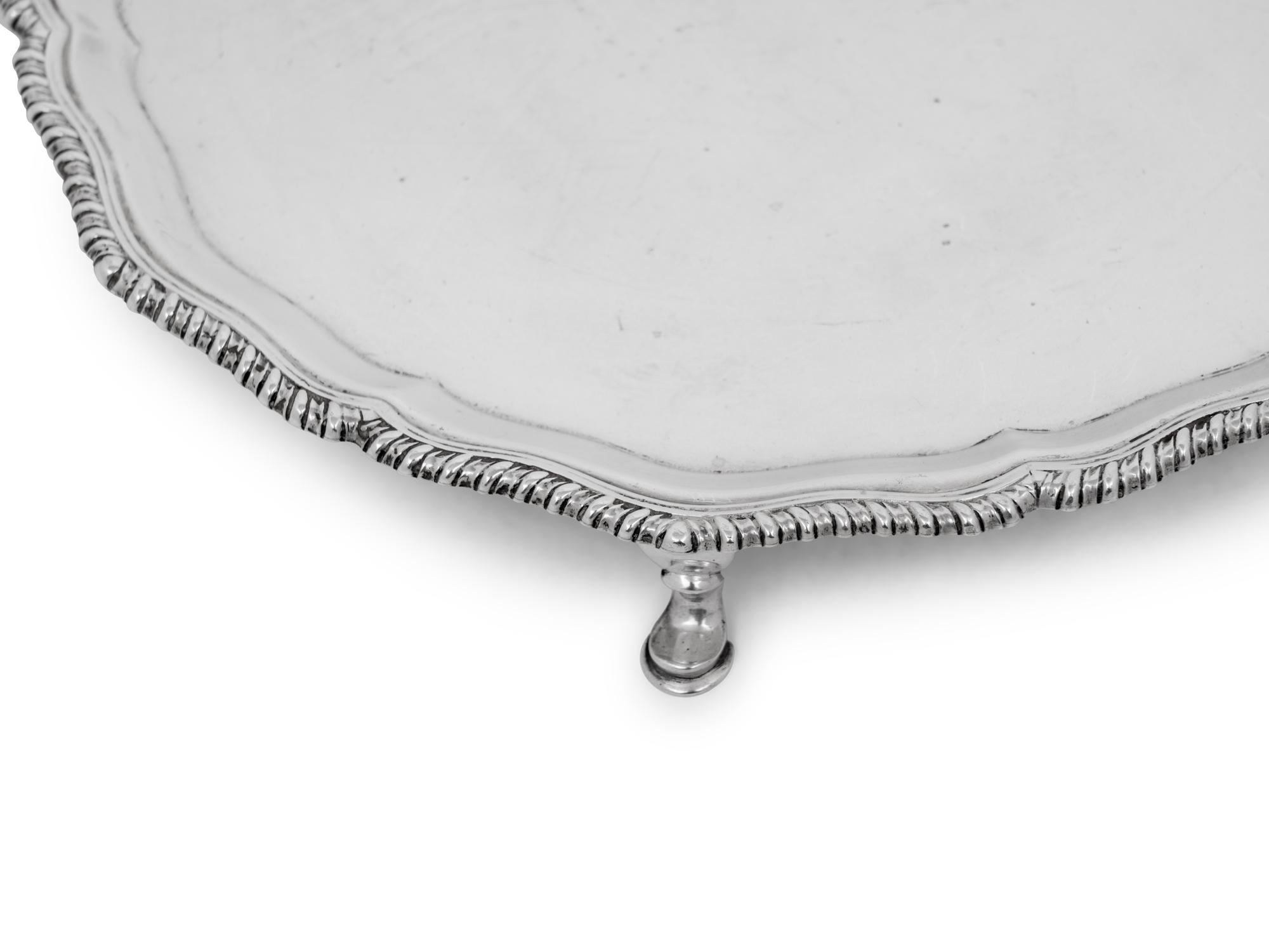 An Edward VII Silver Salver