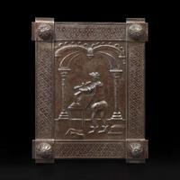 Samuel Yellin (American, b. Ukraine, 1884-1940) Rare and Important "Sketch in Iron", a Study Panel for a Door for the J. Walter Thompson Advertising Agency, New York, circa 1928