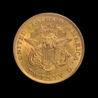 A United States 1852 Liberty Head $20 Gold Coin