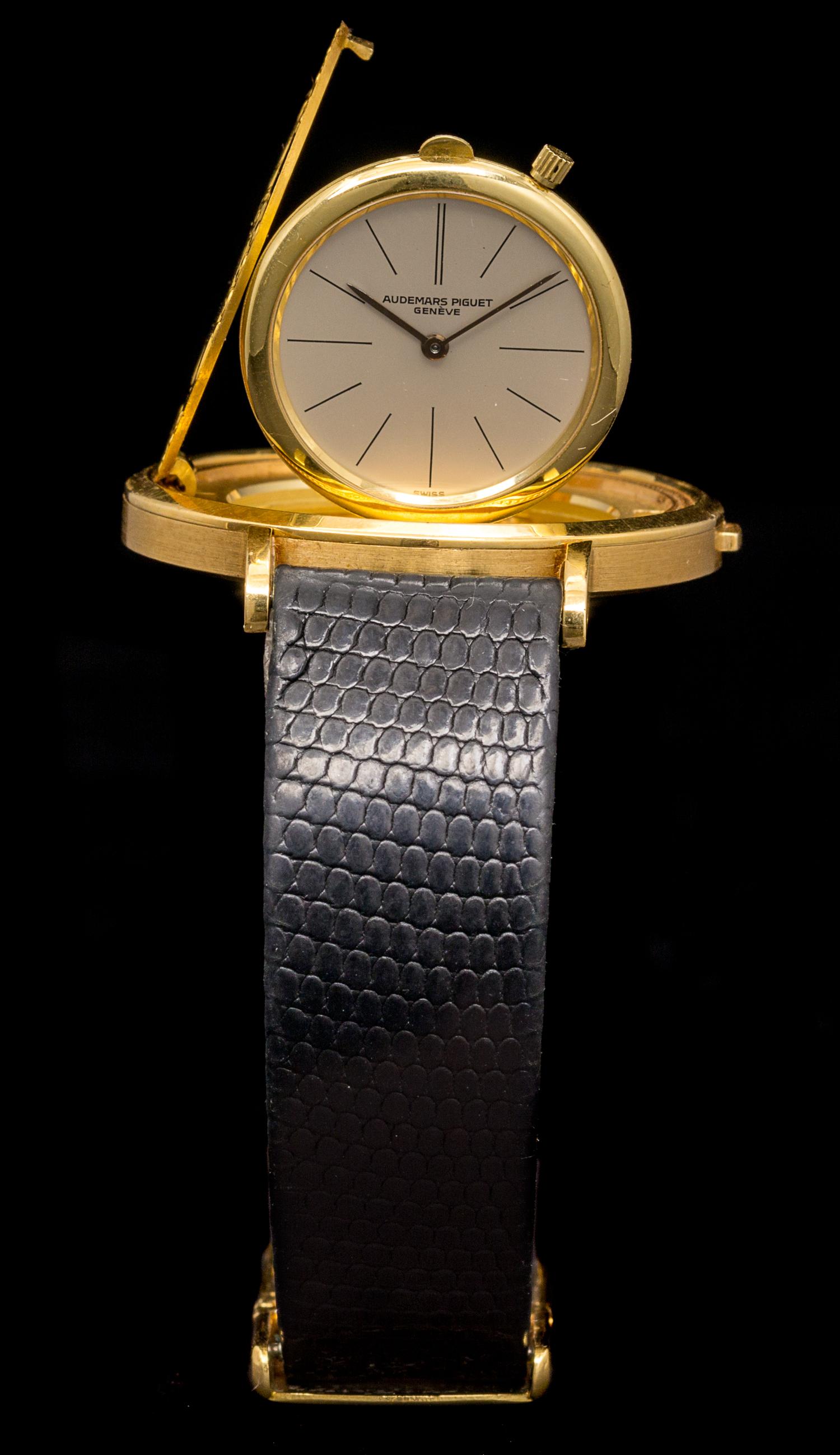 An 18 Karat Yellow Gold and $20 US Coin Concealed Wristwatch, Audemars Piguet,