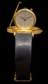 An 18 Karat Yellow Gold and $20 US Coin Concealed Wristwatch, Audemars Piguet,