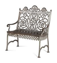 A Peter Timmes & Son Cast Iron Garden Bench
