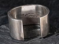 Taxco Sterling Silver and Onyx Cuff Bracelet