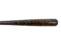 A 1951 New York Yankees World Series Champions Presentation Black Bat,