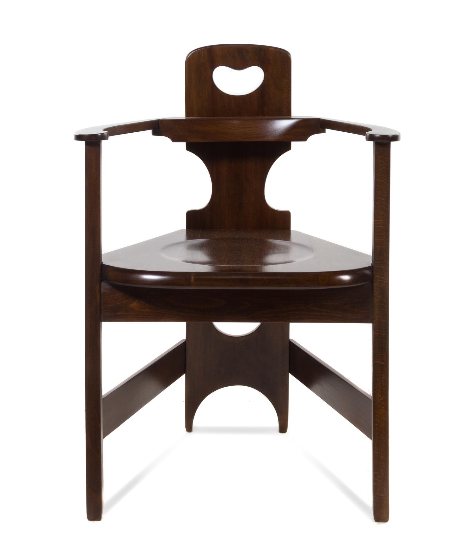 Richard Riemerschmid (German, 1868-1957), FLEISCHHAUR, NUREMBERG, GERMANY, c.1900, armchair