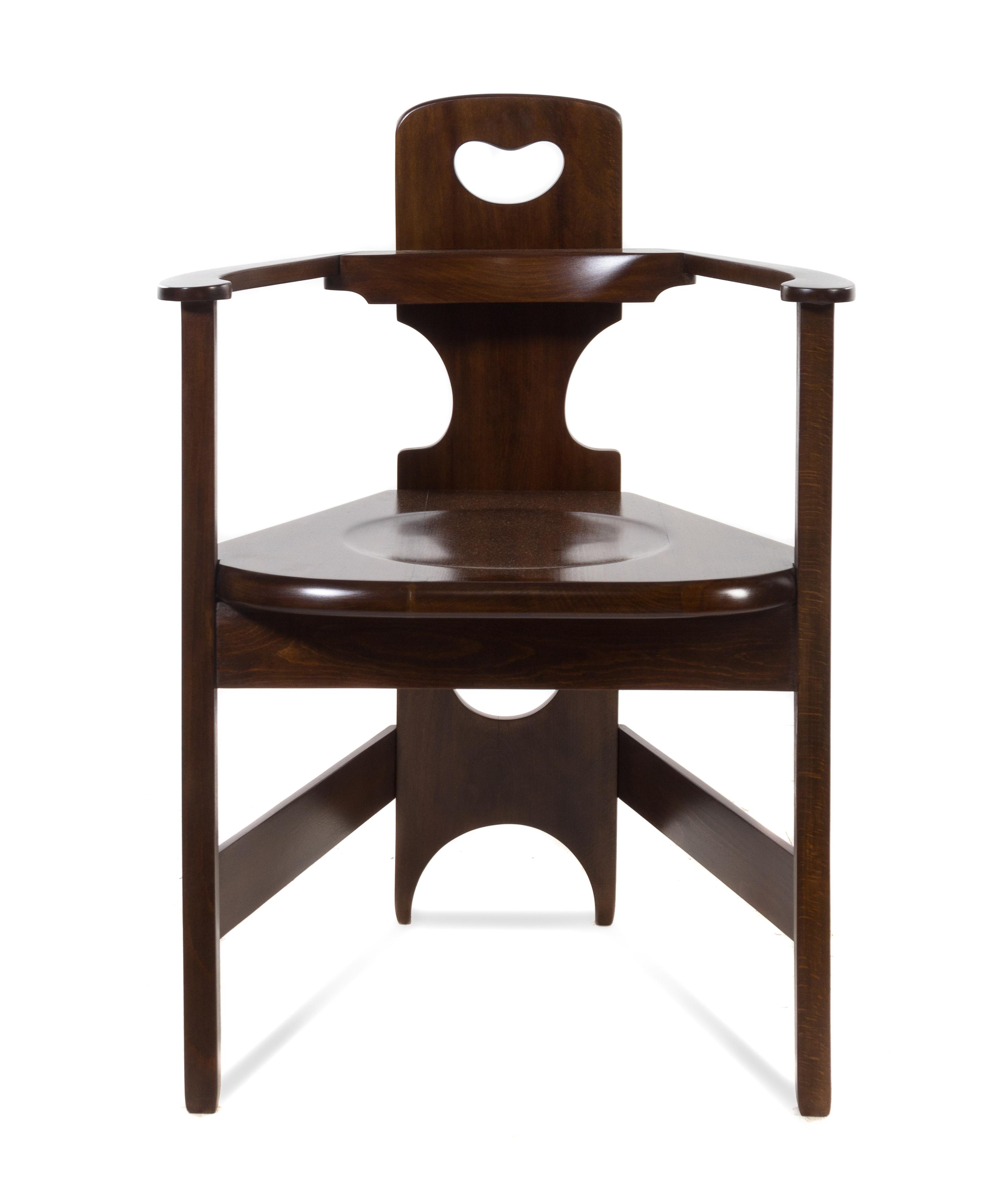 Richard Riemerschmid (German, 1868-1957), FLEISCHHAUR, NUREMBERG, GERMANY, c.1900, armchair