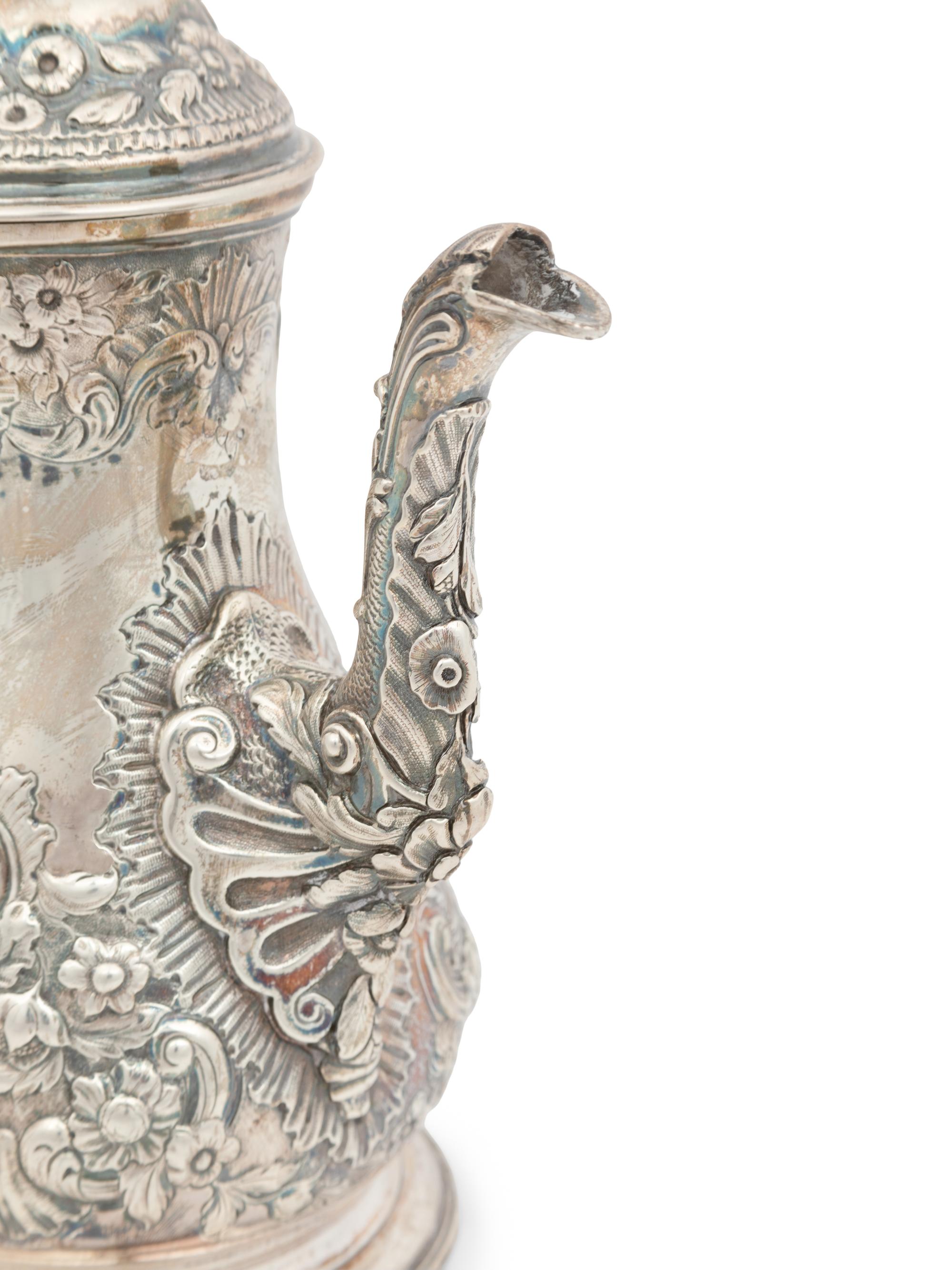 A George II Silver Coffee Pot