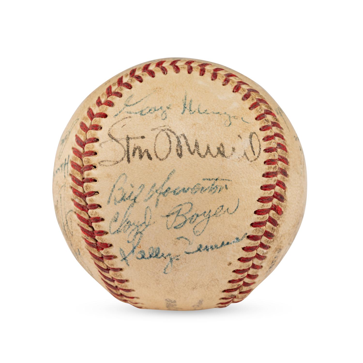 A 1951 St. Louis Cardinals Team Signed Autograph Baseball