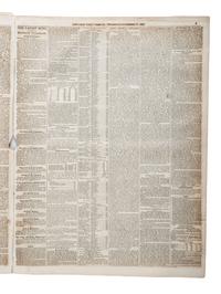 A group of 7 newspapers containing reports of John Brown and Harper's Ferry.