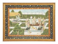 An Indian Pichwai Painting on Paper