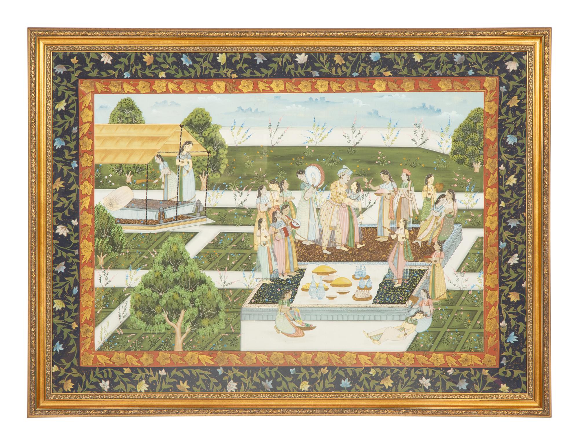 An Indian Pichwai Painting on Paper