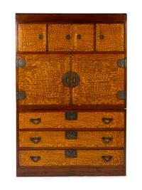 A Japanese Kiri Wood Tansu