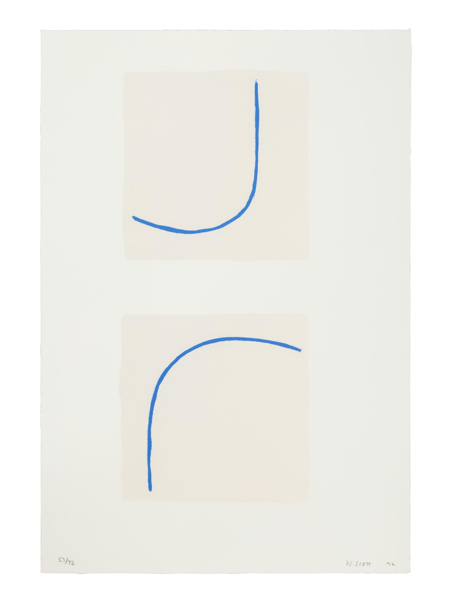 Lines with Breadth Supercede and Forms Engaged (two prints from A Poem for Alexander ), 1972