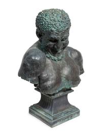 A Composition Bust of Pan