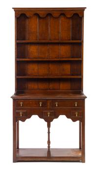A Welsh Cupboard Height 78 x width 38 x depth 14 1/4 inches. — FIRST HALF 20TH CENTURY