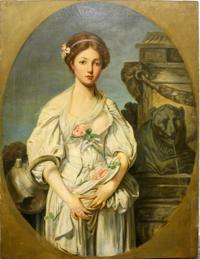 Francis Smith, (19th/20th century), Copy of the Broken Pitcher after Greuze, 1908