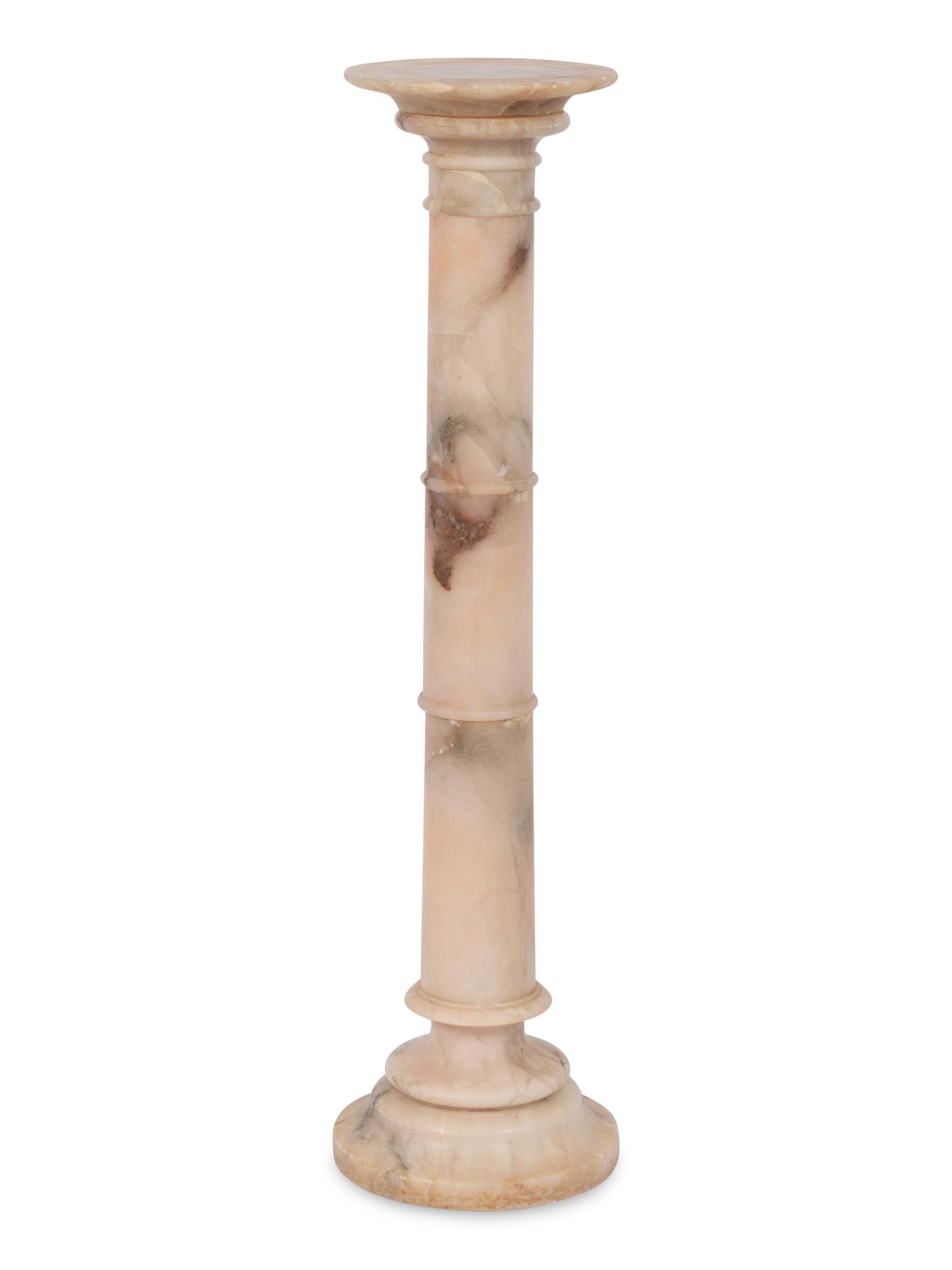 A Continental Marble Pedestal