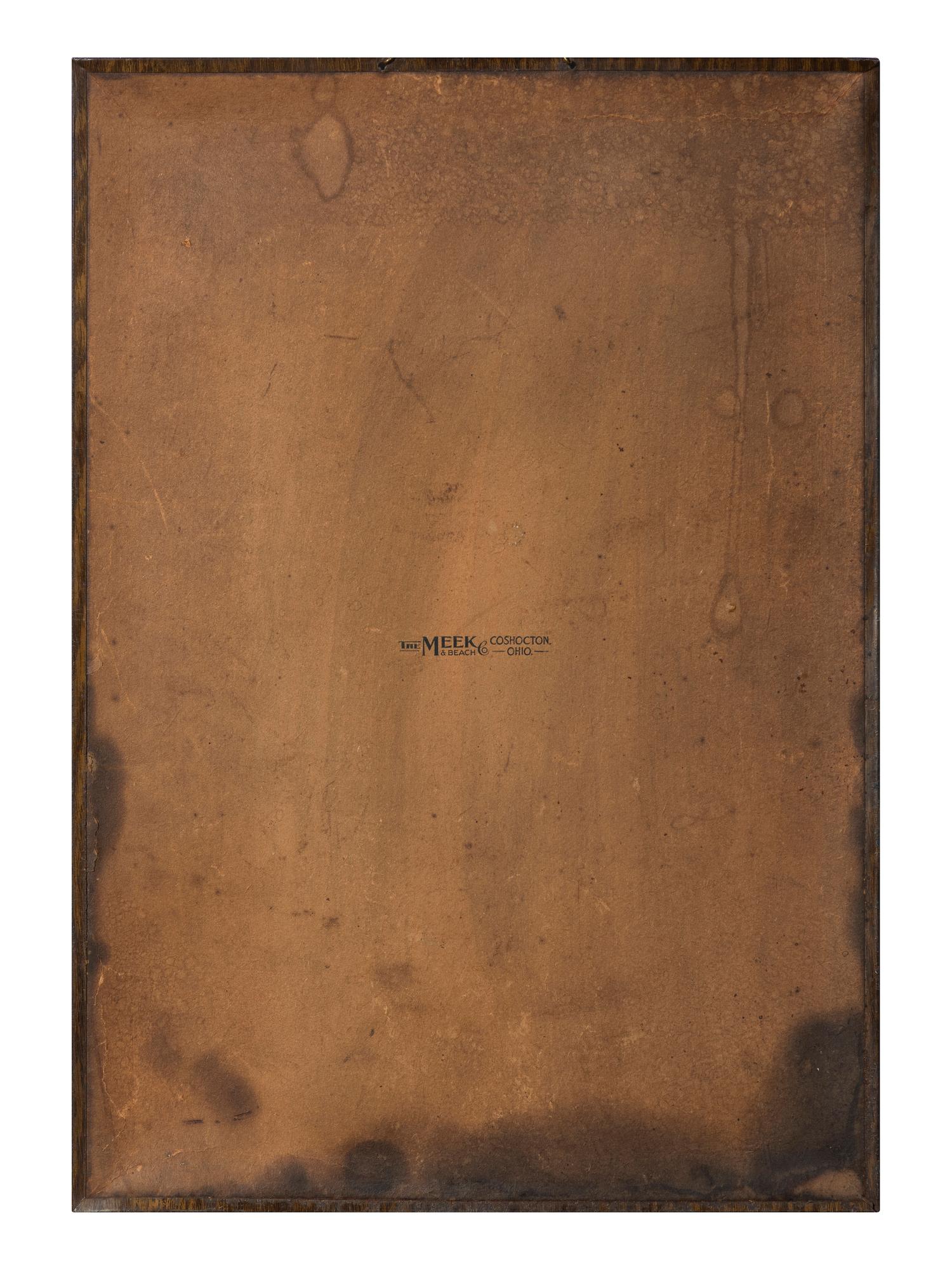 A J.G. Schemm Brewing Company Tin Lithograph Advertising Sign