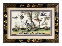 A Group of Six Chinese Export Pith Paintings
