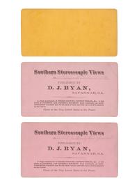 [EARLY PHOTOGRAPHY] 3 occupational stereoviews of African American children, incl. "chimney sweeps."