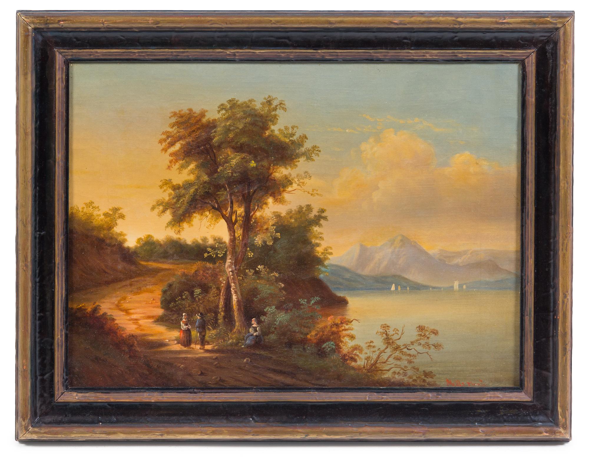 Artist Unknown, (19th century), Mountainous Landscape with Figures