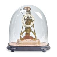 An English Brass Skeleton Clock