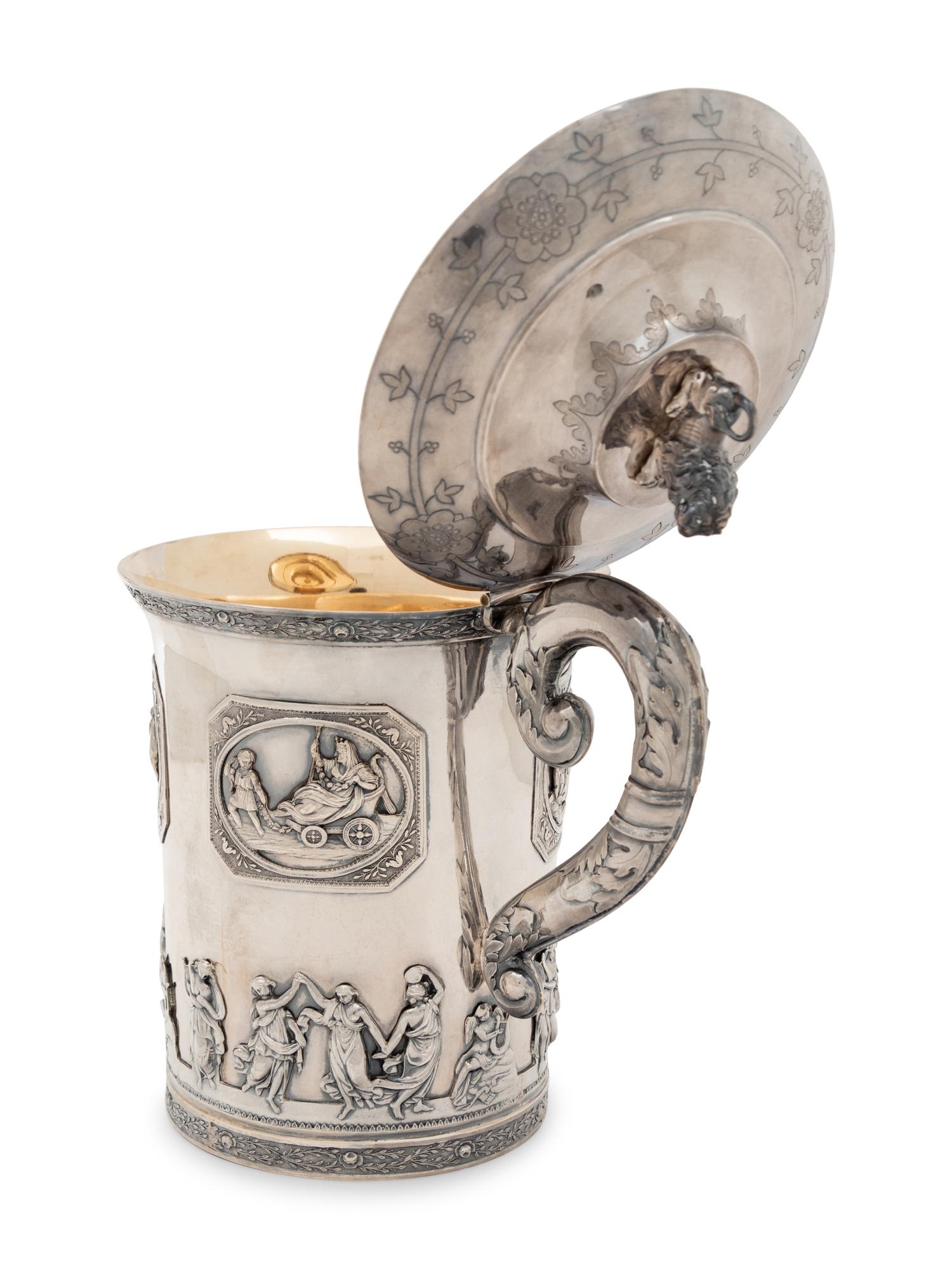 A Russian Silver Tankard