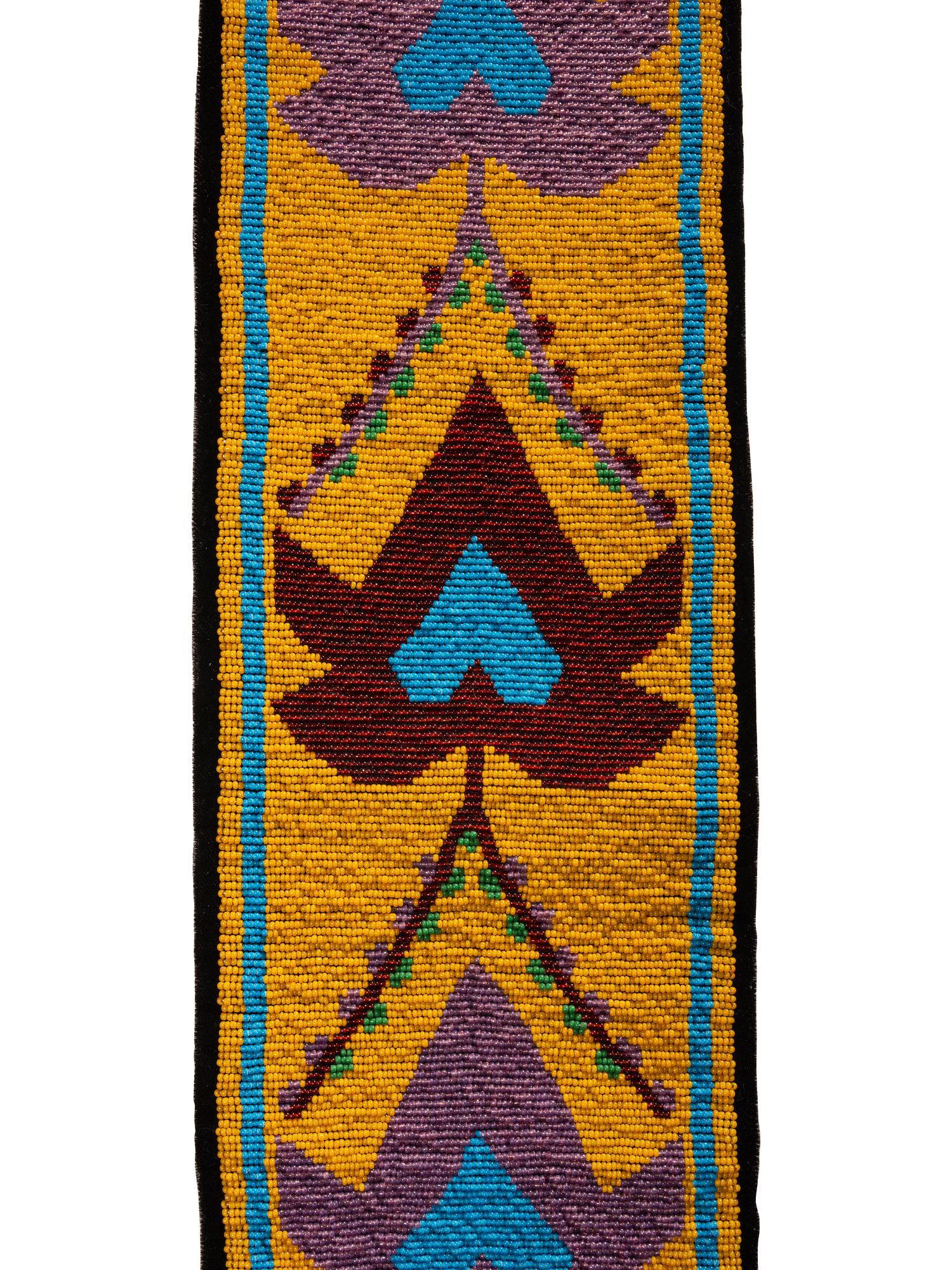 Ho Chunk Beaded Bandolier Bag