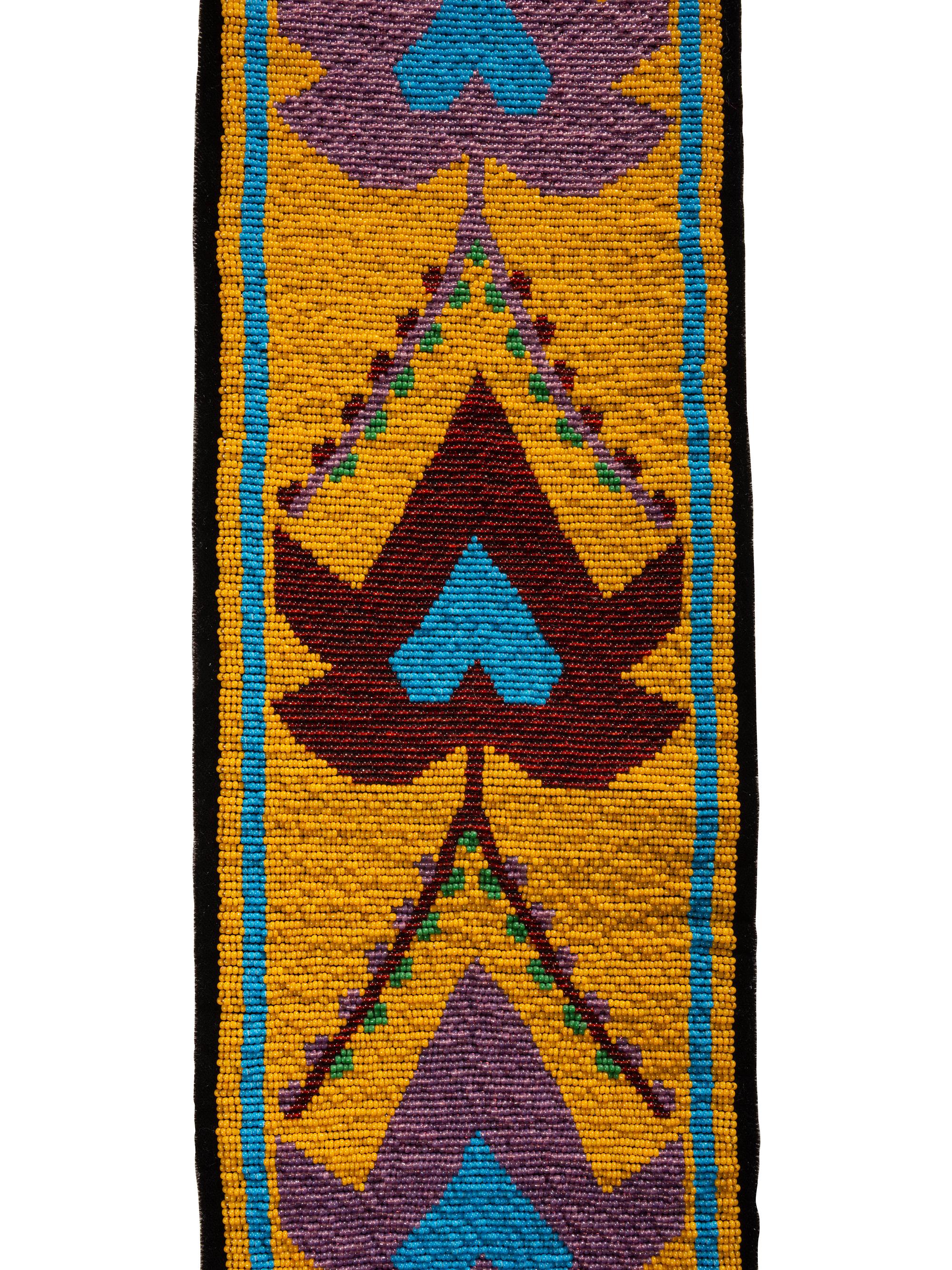 Ho Chunk Beaded Bandolier Bag