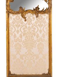 A Rococo Style Giltwood Three-Panel Screen