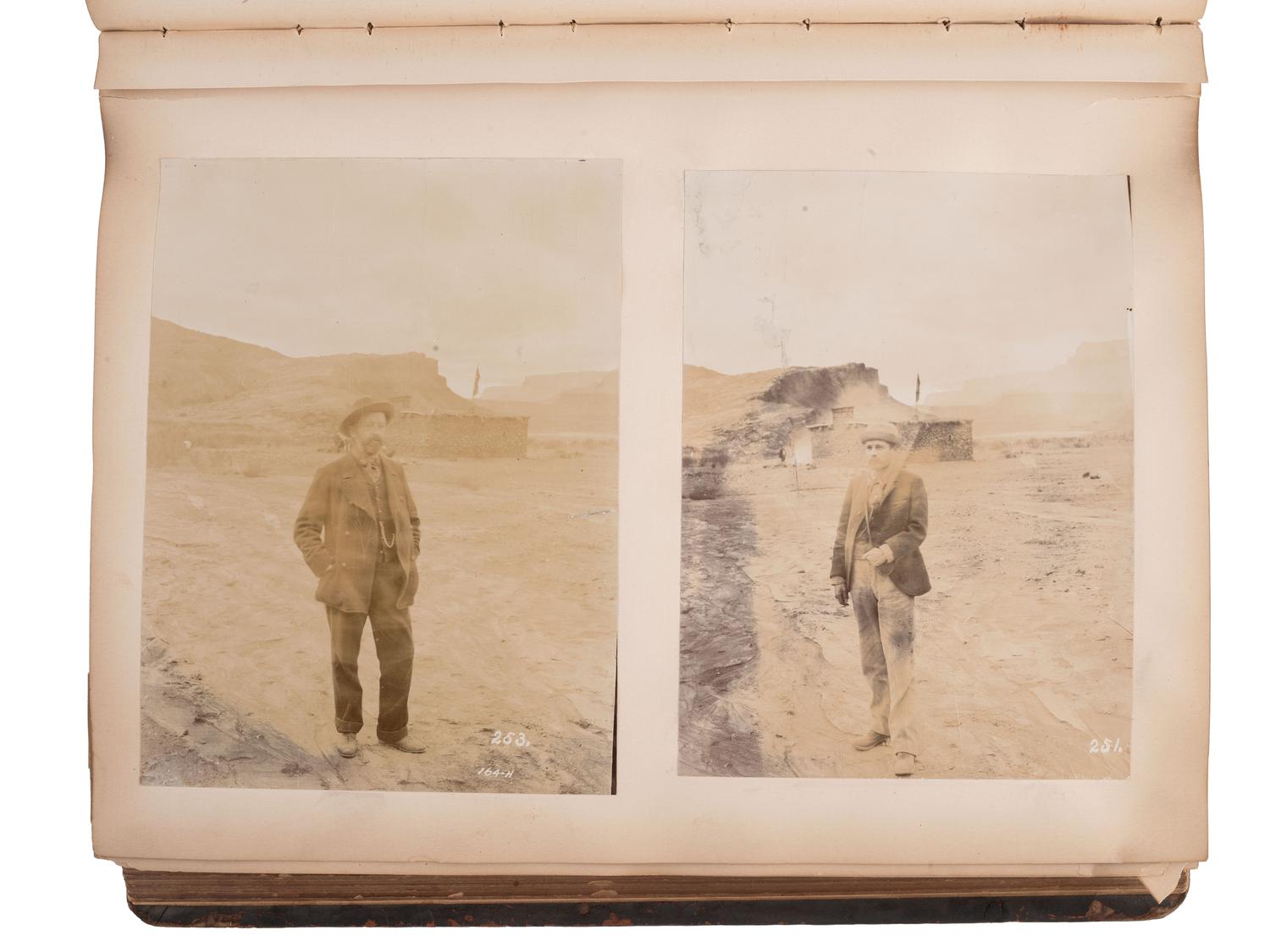 [EARLY PHOTOGRAPHY - WESTERN AMERICANA]. Album containing photographs documenting Robert B. Stanton's Survey of the Colorado River, 1889.