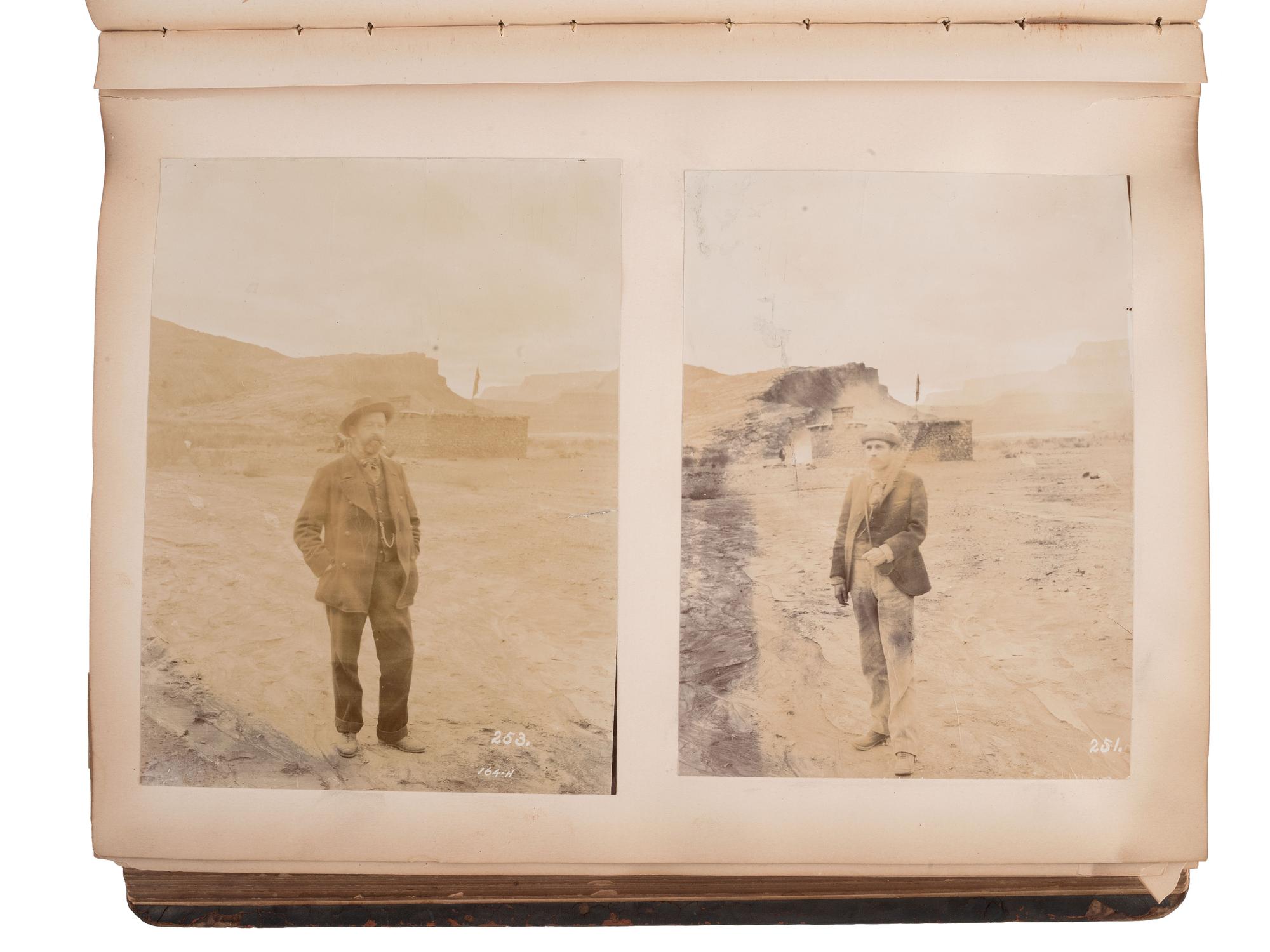 [EARLY PHOTOGRAPHY - WESTERN AMERICANA]. Album containing photographs documenting Robert B. Stanton's Survey of the Colorado River, 1889.