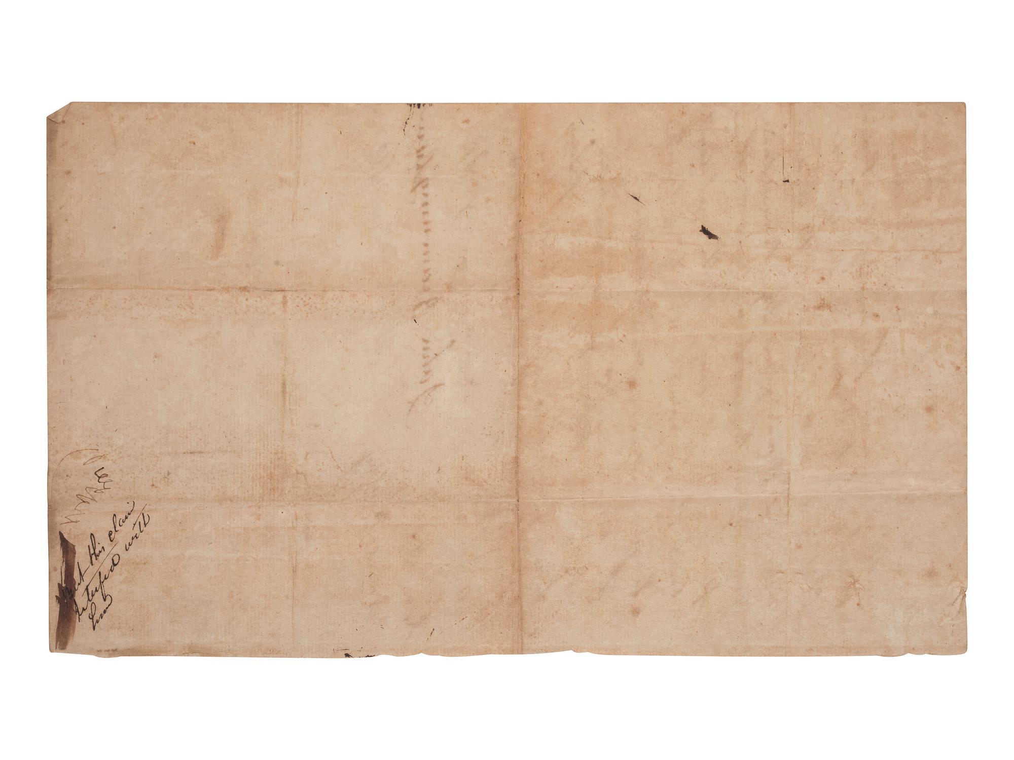[ENSLAVEMENT & ABOLITION]. A collection of 4 documents related to the arrest and trial of enslaved men "Stephen" and "Jim," who were convicted of stealing. Lincoln County, KY. 1815.