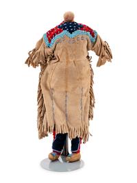 Nez Perce Beaded Hide Doll